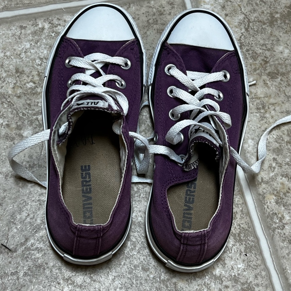 Purple Converse
